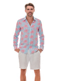 RESORT PALMS LINEN MEN SHIRTS