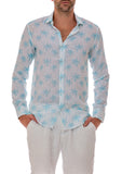 RESORT PALMS LINEN MEN SHIRTS