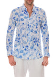 CHINOISERIE COLLECTION LINEN MEN SHIRTS