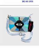 Peek- a -boo lucky eye messenger bag