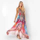 645 Hawaii Halter Dress Pack of 2