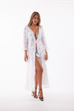 C-1594 white robe 2023 cotton collection