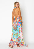 652  Prettiest Floral Halter Dress by Ranee's SHIPS AUG 10, 2021 BOOK NOW