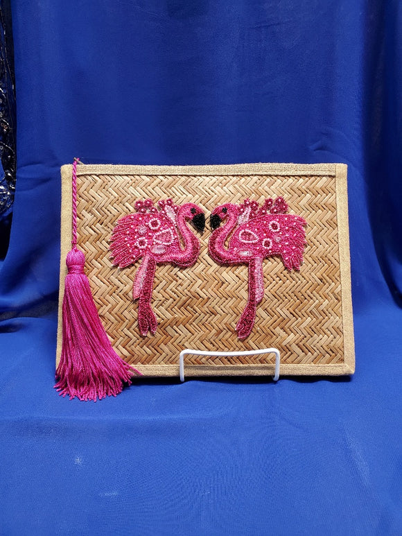 Flamingo clutch, 2 per pack