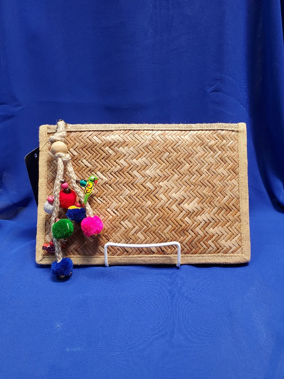 Bamboo clutch, 2 per pack