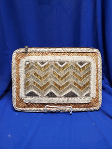 Bamboo Embellished clutch, 2 per pack