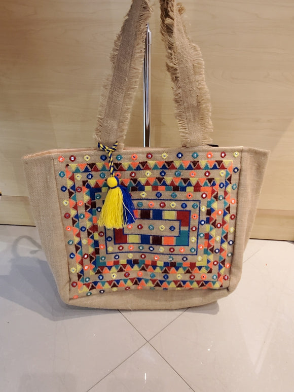 Multicolor tote $25 each, 2 per pack