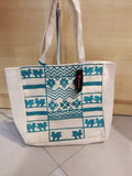 Jute embroidered bag, 2 per pack