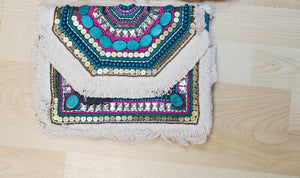 Turquoise small clutch