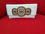 Three stone Jewel clutch