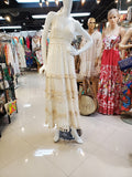 C-1677 Ivory dress 2023 cotton collection