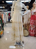 C-1677 Ivory dress 2023 cotton collection