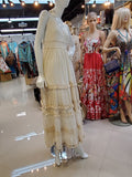 C-1677 Ivory dress 2023 cotton collection
