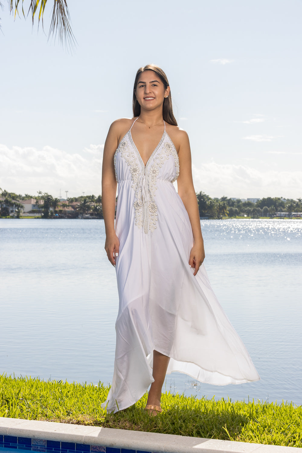 ★2023FW新作★KIRSH★OUTDOOR BALLOON WOVEN DRESS House of Wu | Signature Dresses - 26073 | Signature Dresses