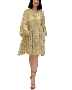 2481 Ivory Cotton Shirt dress 2023 cotton collection