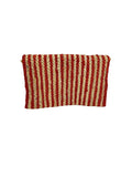 BG-01-1089 Burnt Orange Jute Clutch