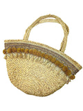 BG-01-1012 Beautiful Jute Tote Bags With Shells