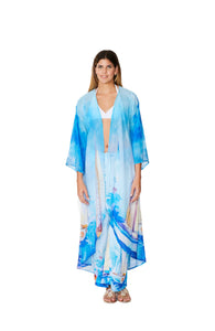 703 D Nautical Light Blue Duster