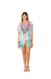 705SK Tropical Short Kaftan