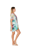 705SK Tropical Short Kaftan