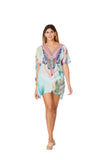 705SK Tropical Short Kaftan