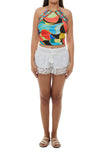 709 Scarf Top Multicolor