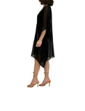 8009 B Sequence Poncho BLACK