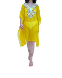 8009 W Sequence poncho Yellow