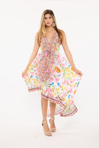 697 halter Hawaii Dress