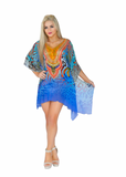 Printed ponchos / pack of 4