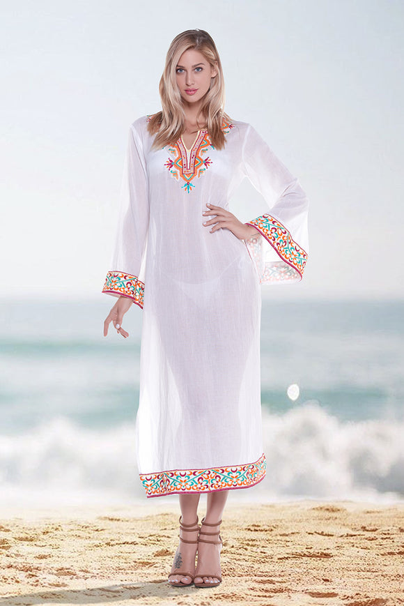 White long embellished tunic SALE