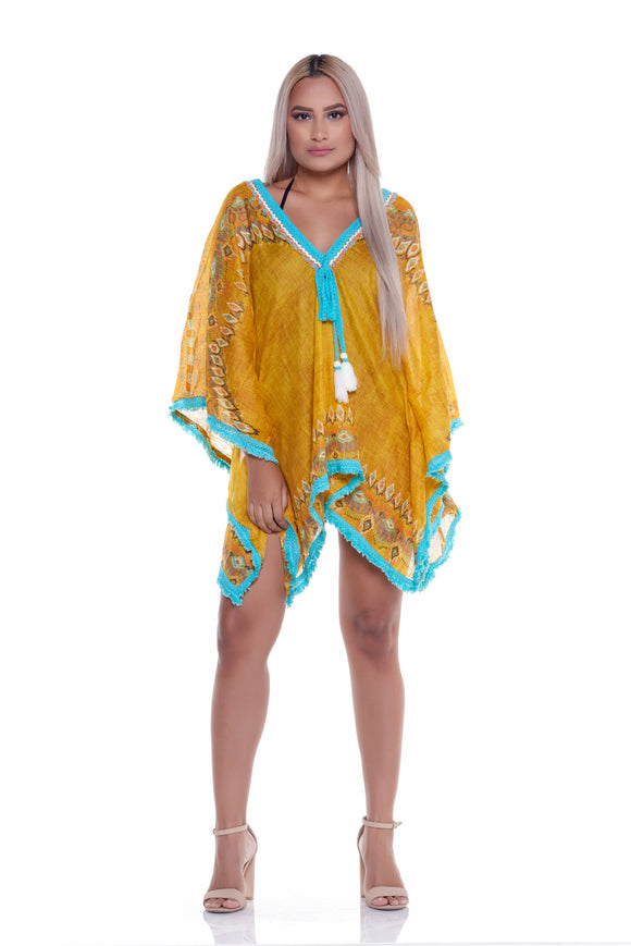 Block Print Kaftan