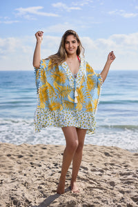 YELLOW BANANA RESORT KAFTANS ( PACK OF 4)