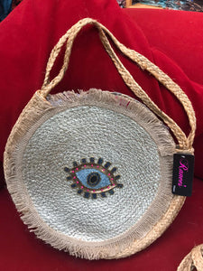 Eye round tote