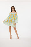 Off the Shoulder Bananas Dress