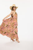 Pink Tropic Long Dress