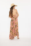 Pink Tropic Long Dress