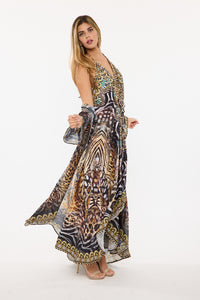 680 fierce halter dress $50 NEW ARRIVAL- 2021 PRINT