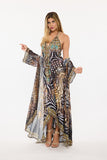 680 fierce halter dress $50 NEW ARRIVAL- 2021 PRINT