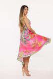 Pink Hawaii Halter dress. 682