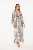 595 Animal print Kimono, pack of 2