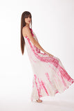 Tie-Dye, 2022 collection, Pink lurex tie dye dress Pack of 4