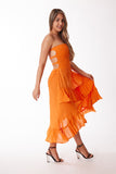 Tie-Dye, 2022 collection, Orange lurex dress Pack of 4
