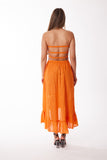 Tie-Dye, 2022 collection, Orange lurex dress Pack of 4