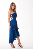 Tie-Dye 2022, THREE STRAP DRESS ( RED, BLUE, WHITE)