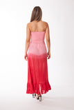 Tie-Dye, 2022 collection, Pink Lurex strapless ombre dress Pack of 4