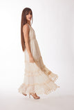 C-1677 Ivory dress 2023 cotton collection