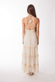 C-1677 Ivory dress 2023 cotton collection