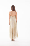 2022 collection, CS 189 lurex mint dress