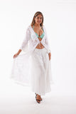 Beautiful White Long dress C-1594